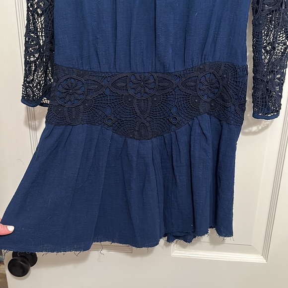 Free people crochet mini dress - Picture 2 of 6